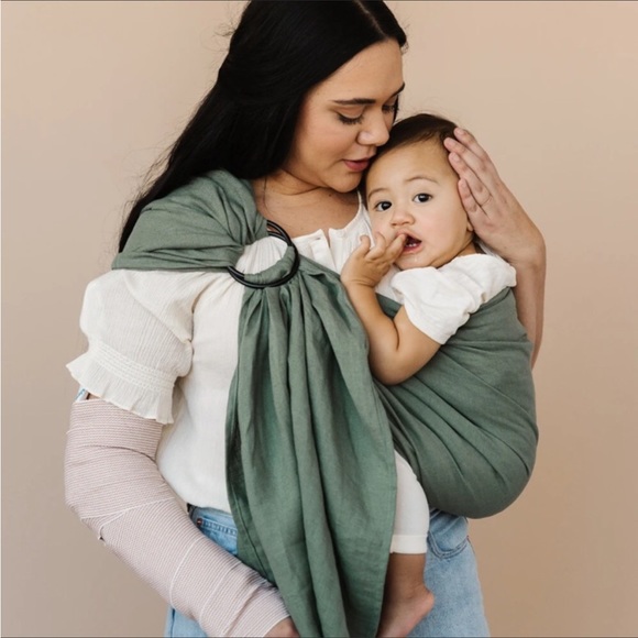 WildBird Accessories Wildbird Ring Baby Linen Sling Carrier Acadian